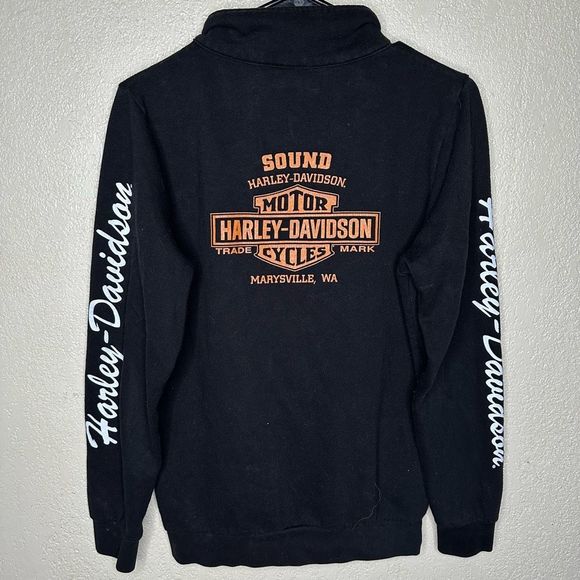 Harley Davidson Full Zip Jacket  Size L - Picture 4 of 7